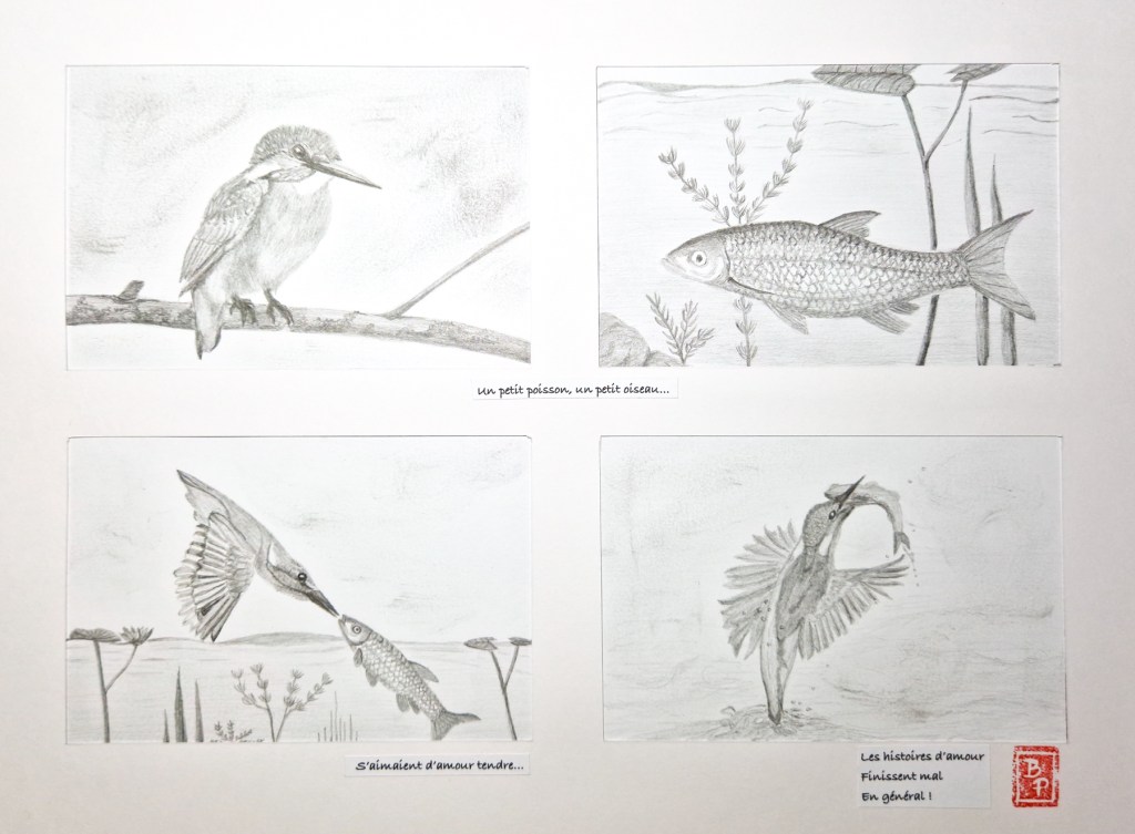 Illustration au crayon&nbsp;graphite